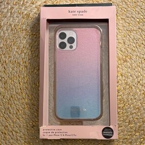 Kate Spade Gradient Pink and Blue iPhone 12/12 Pro Case